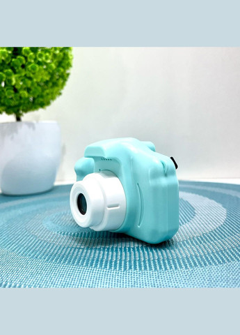 Фотоапарат дитячий відео фото ігри прослуховування музики підтримує microSD Бірюзовий (C 48359) No Brand (304421607)