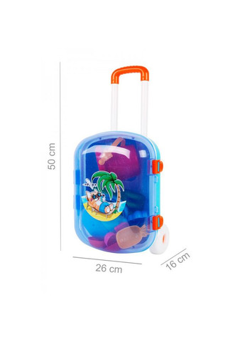 Набір для гри в пісочниці 6009TXK у валізі No Brand (365641885)