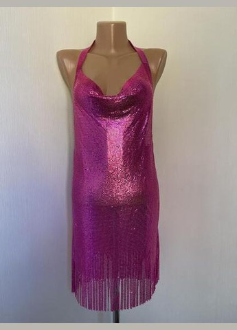 Рожева коктейльна сукня Asos однотонна