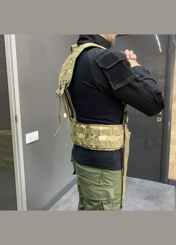 РПС с системой Молли, Мультикам, жилет разгрузочный, ременно-плечевая разгрузочная система для военных WinTac (339076910)