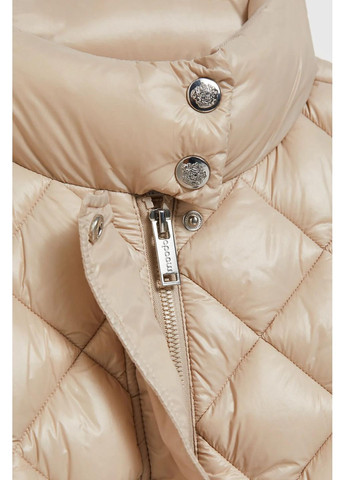 Бежевая демисезонная куртка Moodo