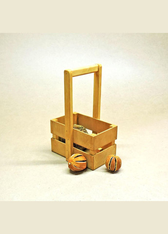 Подарочная корзинка из дерева Шелли 12х20 карри (ПДК-0022103) No Brand (328909499)