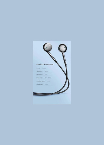Наушники M15 с микрофоном, разъем 3.5 мм Essager (319173057)