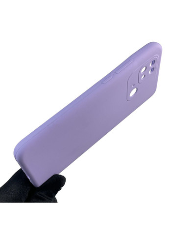 Чехол для Redmi 10C силиконовый с микрофиброй нескользящий на сяоми редми 10с сиреневый Xiaomi (366389734)