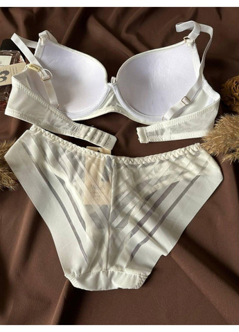Білий жіноча нижня білизна бюстгальтер з трусиками сліп 8268 білий Weiyesi