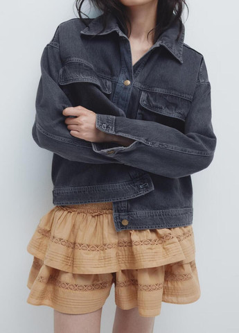 Сіра демісезонна куртка H&M