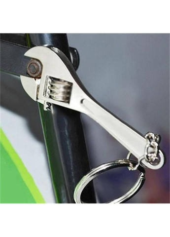 Брелок для ключей инструмент Разводной гаечный ключ металлический Серебристый 99_11_0_1С No Brand (367738703)