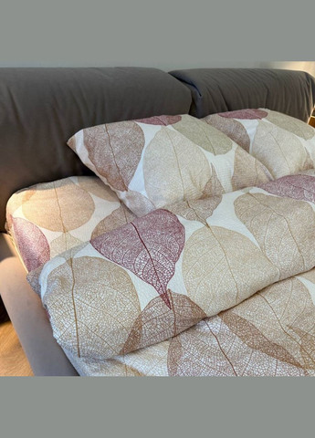 Комплект постельного белья семейный бежевый Жатка 68253 Ananasko (317433347)