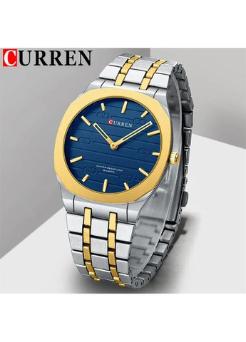 Часы 8444 Blue мужские кварцевые металлические с водонепроницаемостью 30 м для повседневного стиля ProDobro (367267324)