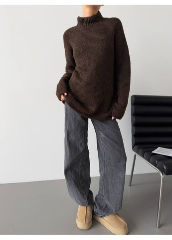 Темно-коричневий жіночий светр туреччина Osoblyva