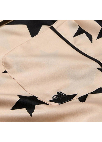 Бежева всесезон піжама сатинова glazed satin long pajama set Victoria's Secret