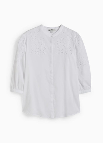 Біла літня блуза з бавовни C&A