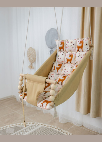 Підвісна гойдалка люлька Бембі, гойдалка для дітей, гойдалка гамак No Brand (318057508)