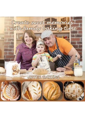 Пекарскрий нож для художественного надрезания теста для хлеба, багета и сдобы хлеборез с 10 сменными лезвиями в футляре Kitchen Master (365549392)