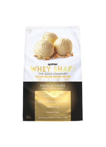 Протеин Whey Shake, 2.27 кг Ваниль Syntrax (293419020)
