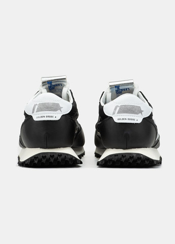 Чорні Осінні кросівки чоловічі golden goose marathon black white | голден гус марафон чорні No Brand