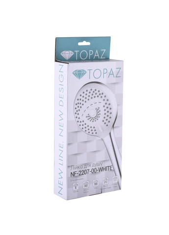 Душевая лейка NF-2207-00-WHITE Topaz (333703648)