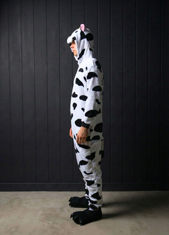 Кигуруми пижама Корова детская белыйкомбинезон плюшевое Lalapka (369644978)