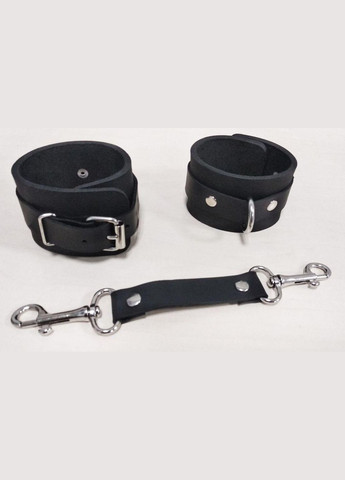 Наручники Feral Feelings - Hand Restraints, натуральна шкіра, чорні No Brand (303910660)
