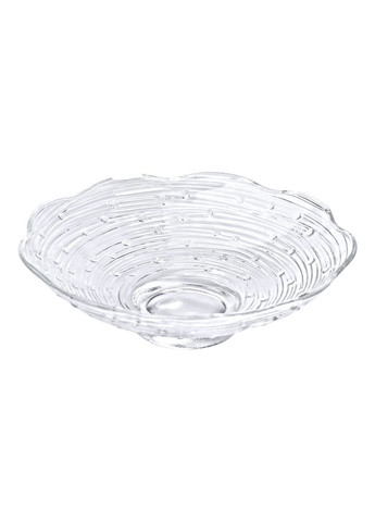 Фруктовниця скляна Ø23 ваза для фруктів Листя лотоса HP-YH-12 Yiwu (365265106)