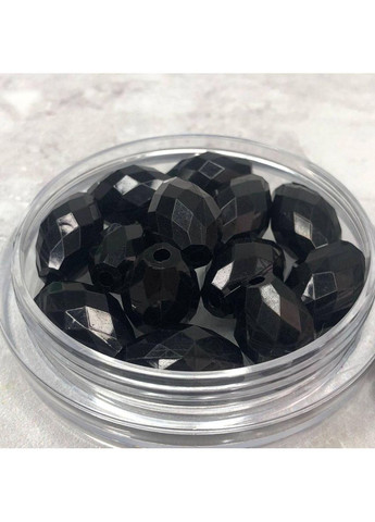 Ø17х11 мм Ожерелье биконус пластик #017, - черный Plus-plus (352751701)