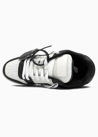 Чорні Осінні кросівки чоловічі і жіночі off-white out of office black white | офф-вайт чорні No Brand