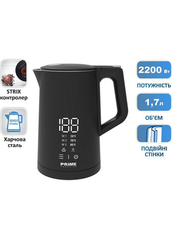 Электрочайник PKD 1788 BS PRIME TECHNICS (318326122)