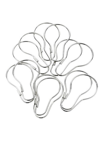 Шторка для душа и ванной SILVER с кольцами 180х180 см Серый Cosas (372991165)