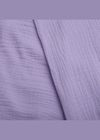 Тканина бавовняна платтяна Муслін 135 см, 125 г/м² для суконь, блузок, спідниць, халатів, костюмів св/бузок IDEIA (297472786)