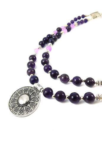 Ожерелье "Аманда" Аметист Fursa fashion (325628312)