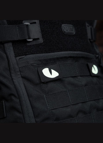 Нашивка Tiger Eyes Laser Cut (пара) Black M-TAC (315047153)