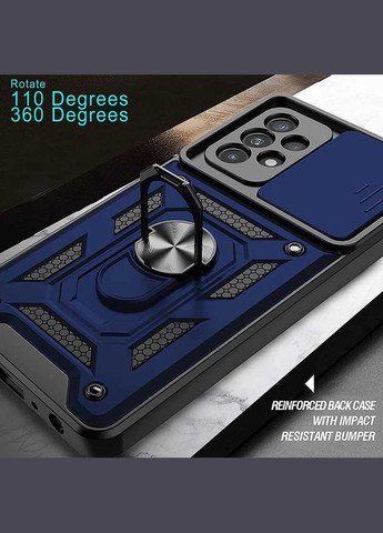 Ударопрочный чехол Camshield Serge Ring для Samsung Galaxy A23 4G Blue No Brand (340063635)