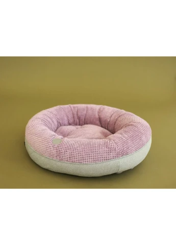 Овальний лежак для собак та котів Bagel Рожевий S Harley and Cho (387662744)