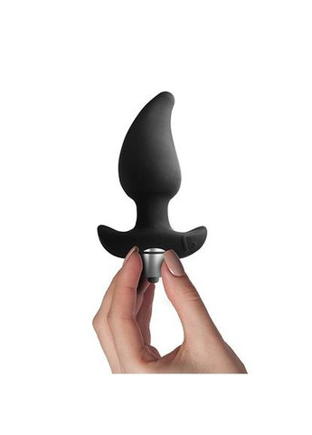 Анальний вібростимулятор Butt Quiver Black, стимуляція простати, макс. діаметр 4,3 см Rocks Off (335387066)