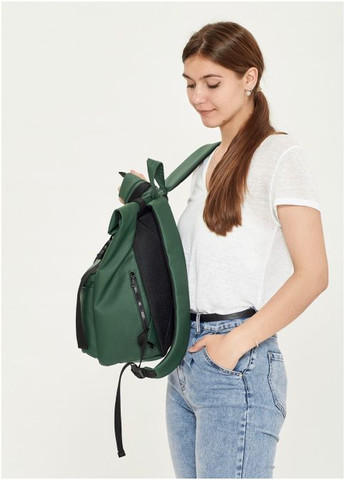 Рюкзак ролл унисекс RollTop LTT зеленый Sambag (302519345)