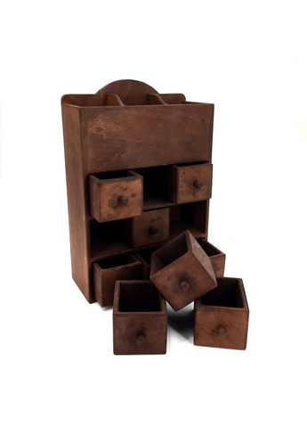 Органайзер настільний з дерева Воланд капучино (КНЦ-008509) No Brand (328226326)