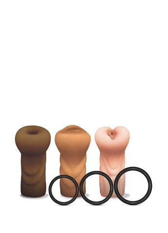 НАБОР МАСТУРБАТОРОВ HAPPY ENDING MSTR B8 SIX PACK ASS MOUTH PUSSY STROKER W/SIX RINGS Global Novelties (298919129)