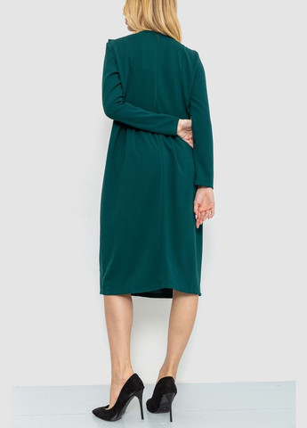 Зеленое платье классическое нарядное, цвет зеленый, Ager