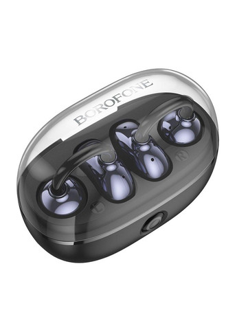 Бездротові навушники FQ5 Spirit clip-on true wireless BT headset Black Borofone (323122514)