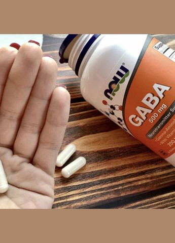 Аминокислота GABA 750 mg 200 vcaps Now (316258851)