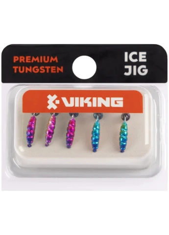Мормышка вольфрамовая Shrimp+bead 0.64g 8mm Rainbow (5 шт) Viking Fishing (395942577)