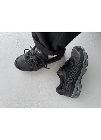 Чорні Осінні кросівки чоловічі Asics Gel NYC Black Gore-Tex | Асікс Гель-НЮК