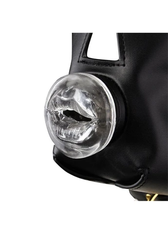 Маска-збруя для орального сексу з повідцем SEVANDA Blowjob Head Muzzle with Leash Lockink (400738311)