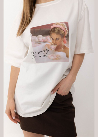 Футболка оверсайз Too pretty Twice - (324270874)