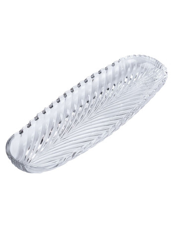 Блюдо для риби овальне 39.5 х 13.5 прозоре TS Kitchen (315637568)