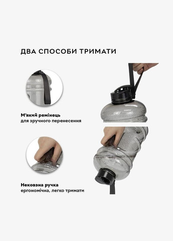 Пляшка Gallon Hydrator 2.2 л, Clear Ironflex (334707367)