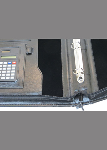 Папка ділова з ручкою зі шкірозамінника AK-64 Чорна JPB (297643193)