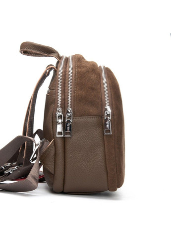 Замшевий жіночий рюкзак 2058 khaki Alex Rai (367992192)