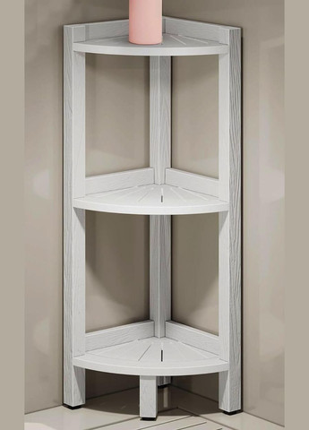 Стеллаж угловой для ванной из дерева Харентес зефир (ВУГ-002520) No Brand (328091134)