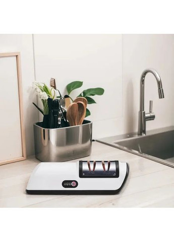 Електроточилка для ножів та ножиць електрична з акумулятором White Happy Home (363832618)